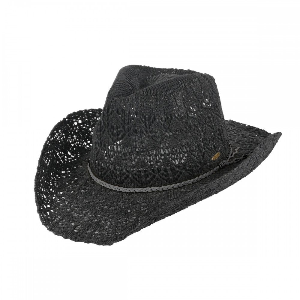 CC Open Weave Cowboy Hats