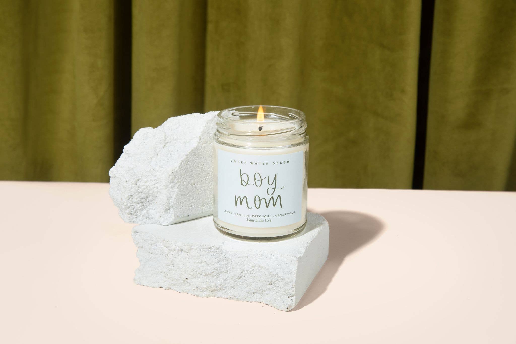 Sweet Water Decor - Boy Mom 9 oz Soy Candle - Home Decor & Gifts