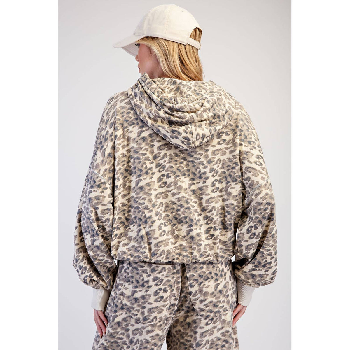 Rae Mode - Leopard Bubble Hoodie