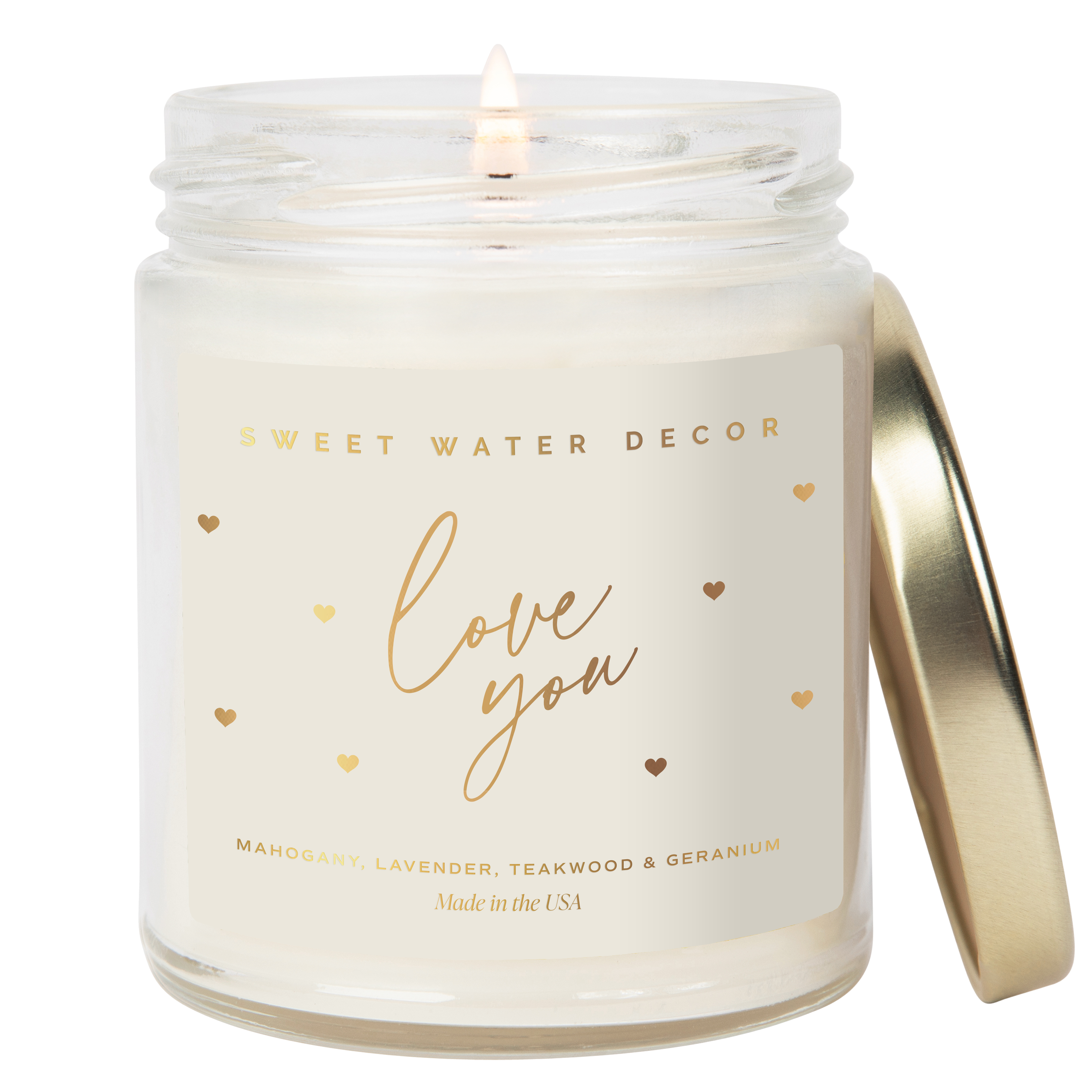 Sweet Water Decor Love You 9 oz Candle