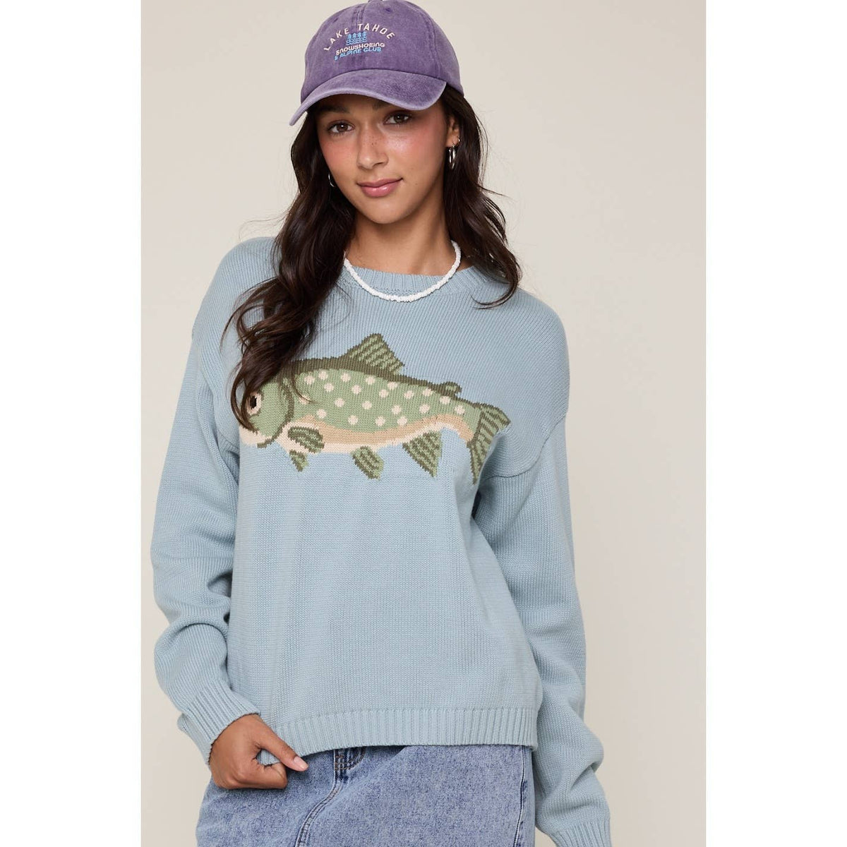 Wishlist Apparel - Fishy Coastal Crewneck Sweater