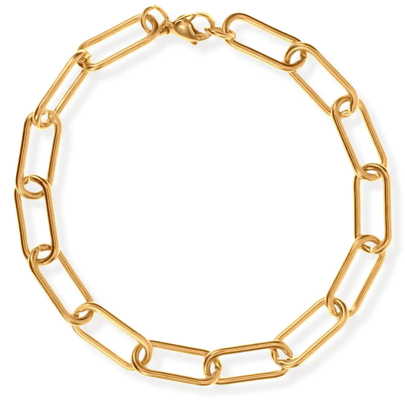Ellie Vail Carla Paper Clip Chain Bracelet
