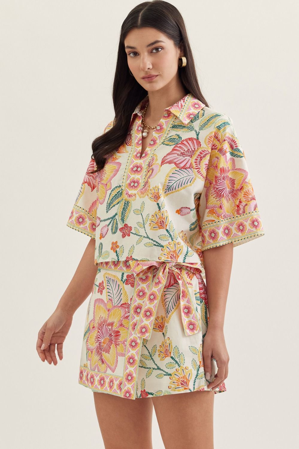 Entro Pink Vacay Top