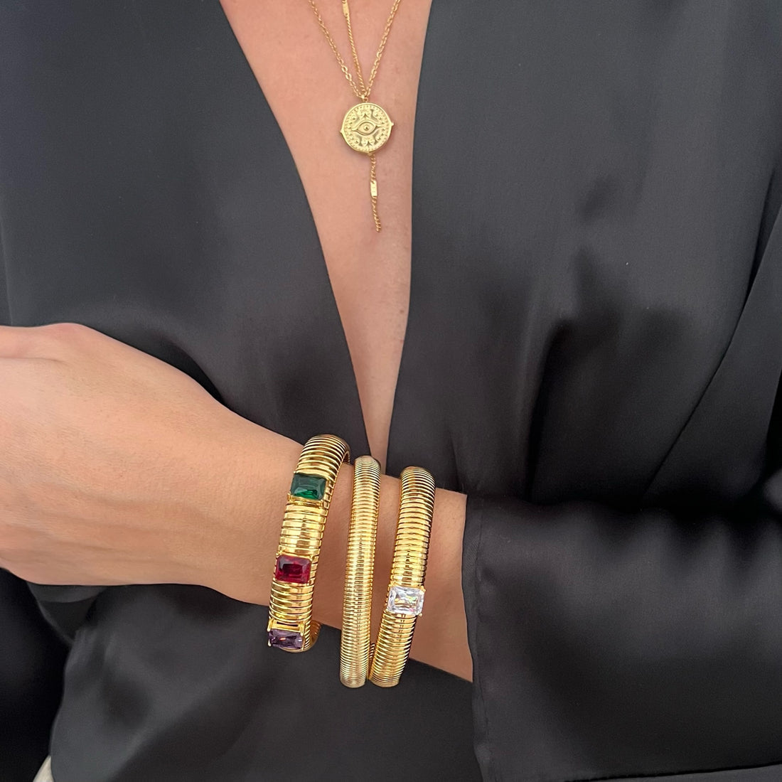 Ellie Vail Wren Coil Bracelet