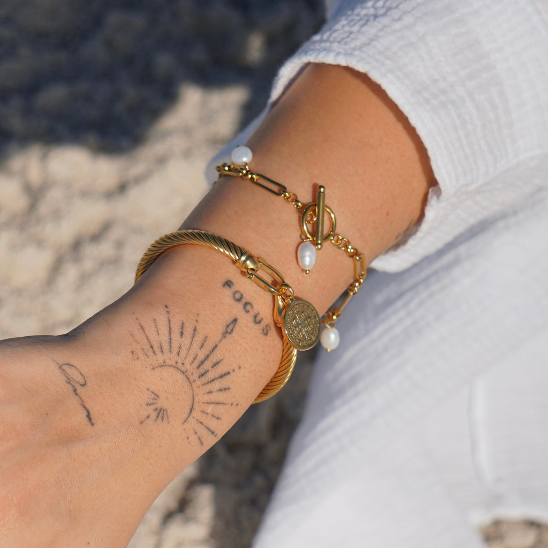 Ellie Vail Maya Coin Bracelet