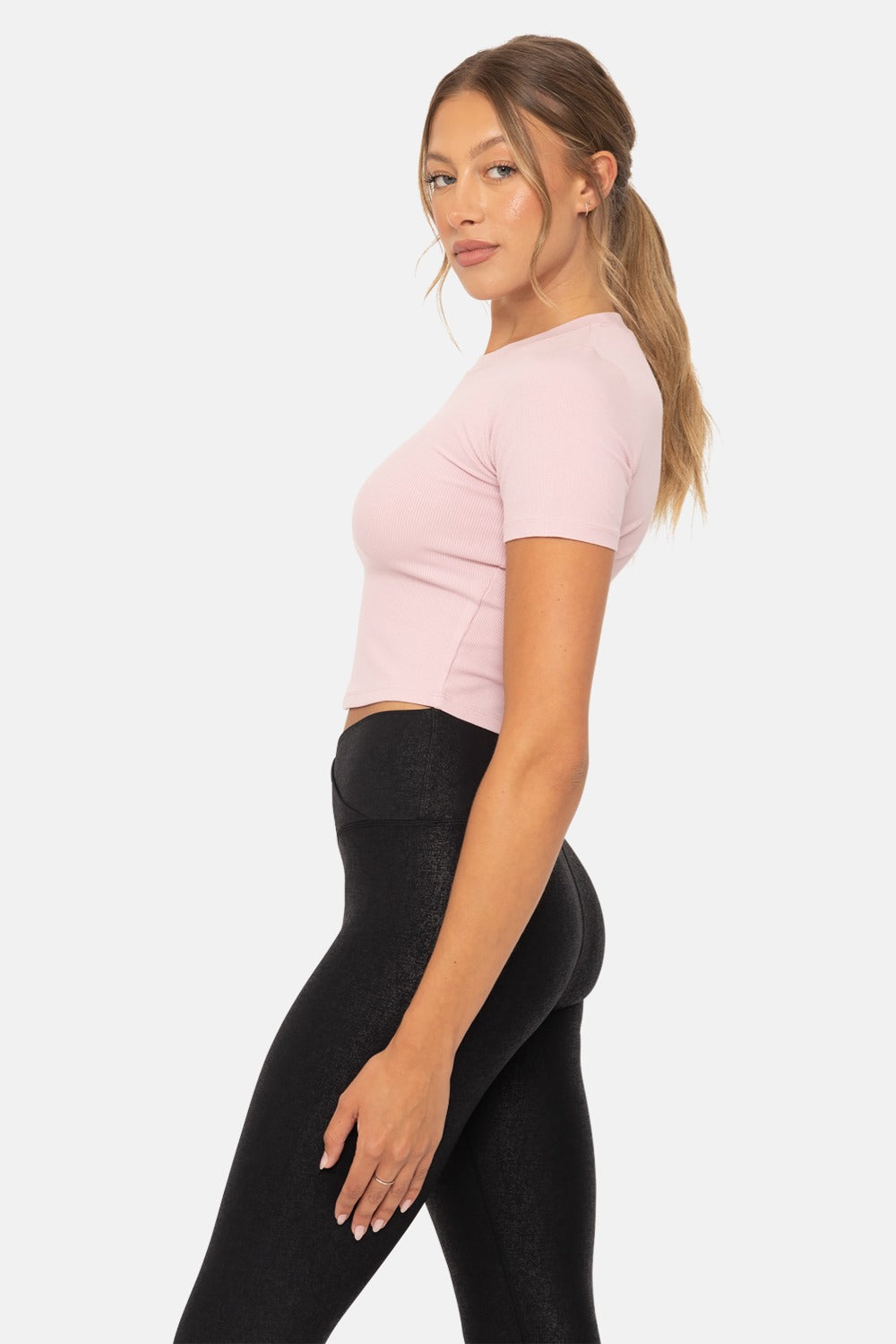 Mono B Micro-Ribbed Baby Tee