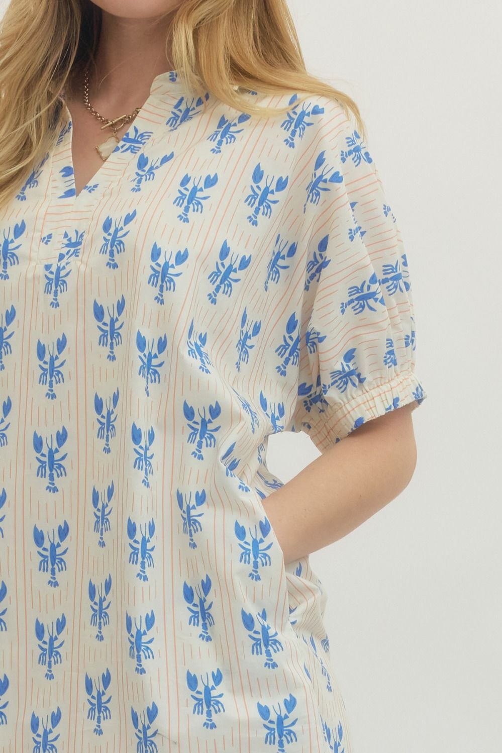 Entro Lobster Shift Dress