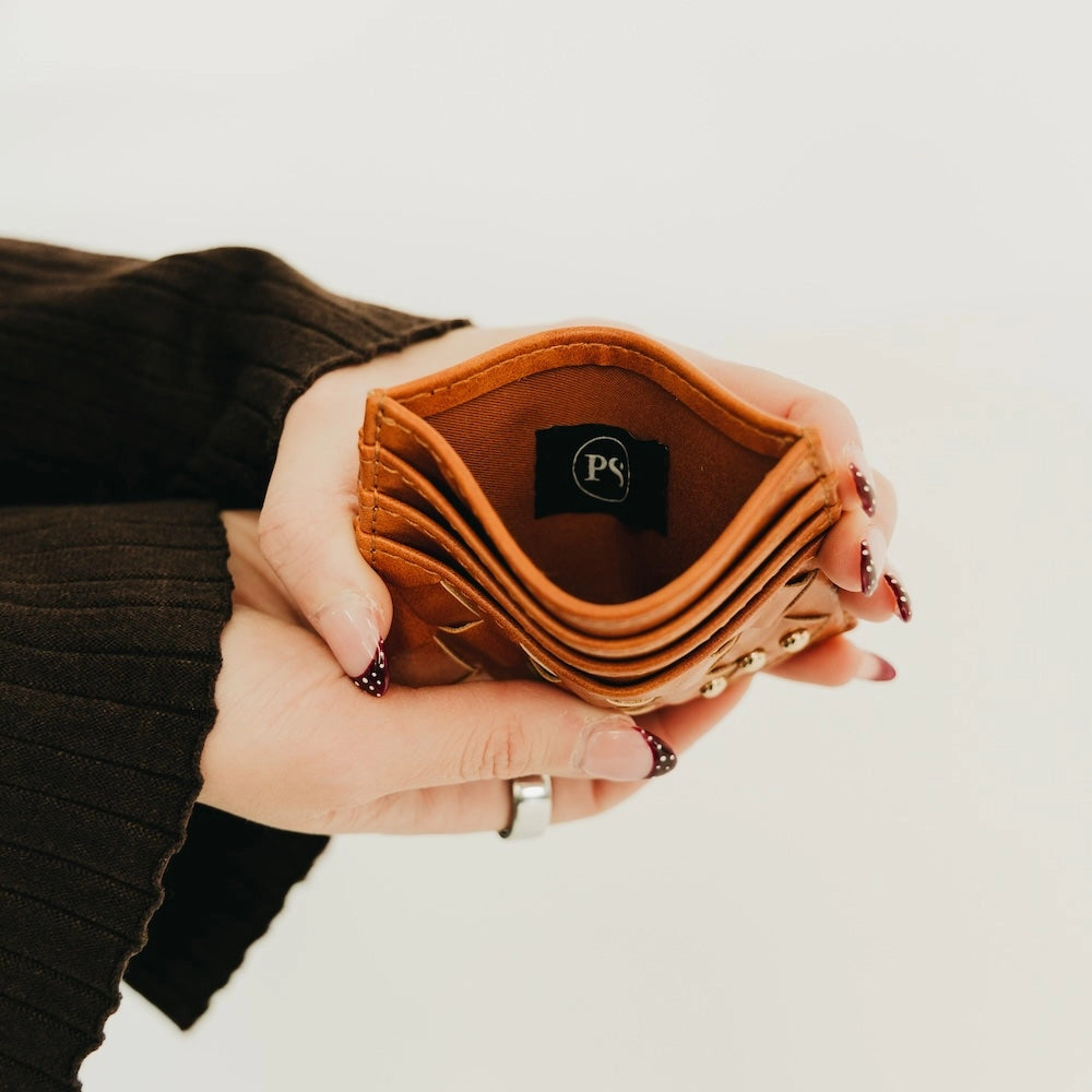 Pretty Simple Mariah Woven Small Card Holder Wallet