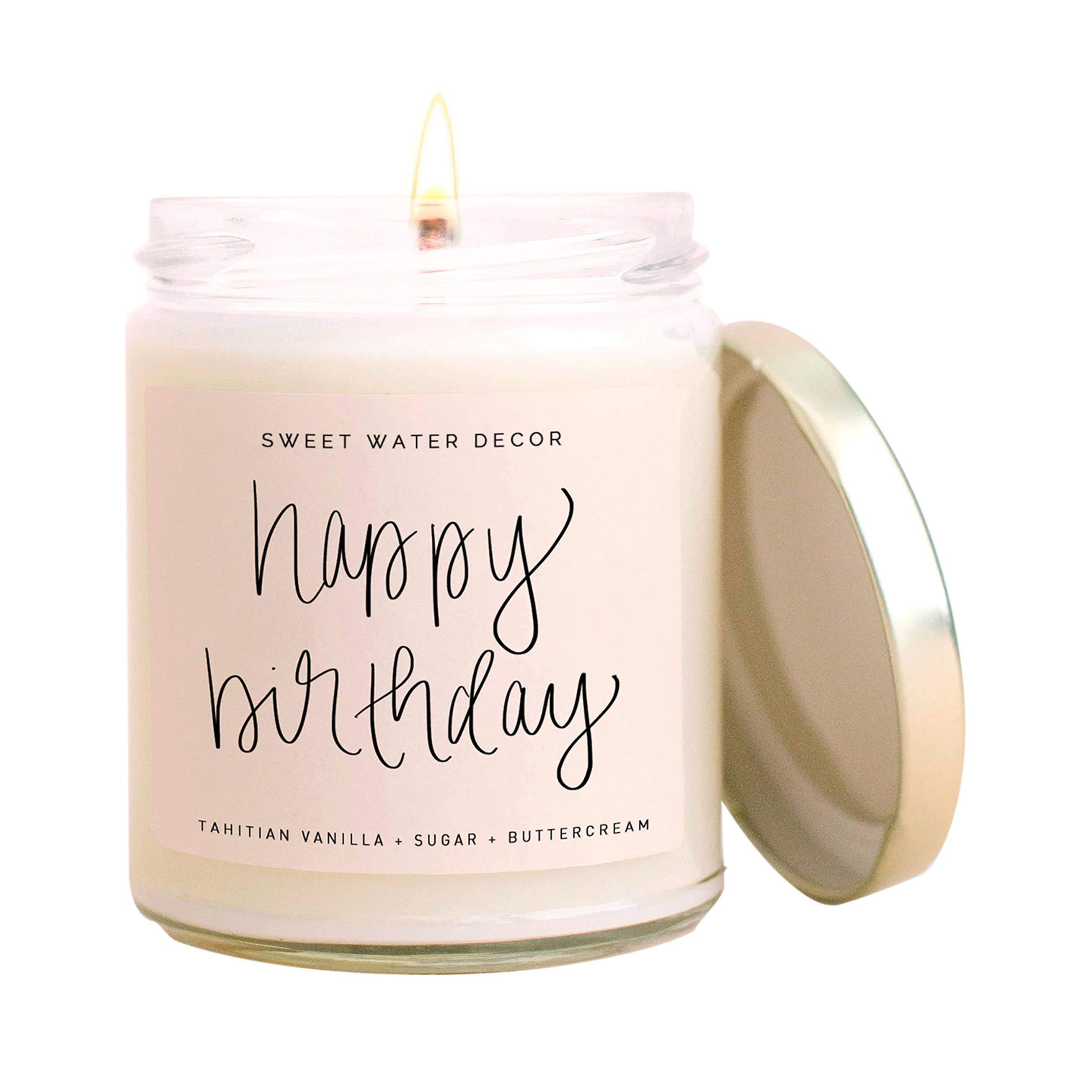 Sweet Water Decor Candles | Glass Jar with Lid
